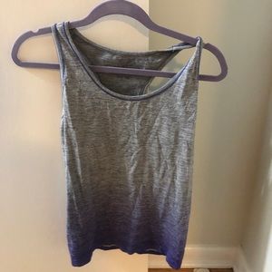 ombré workout tank